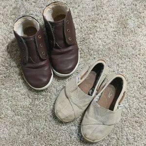 TOMS - 2 pairs of shoes - Toddler Size 9